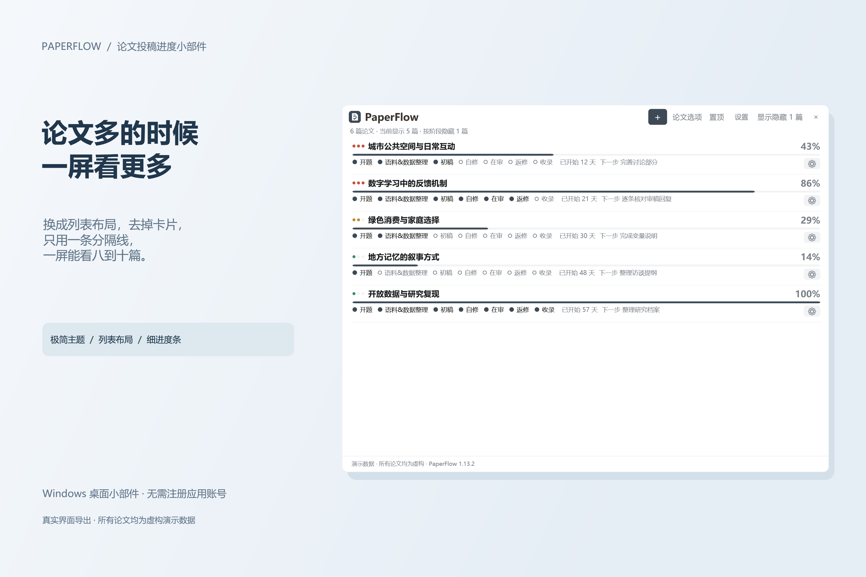列表布局